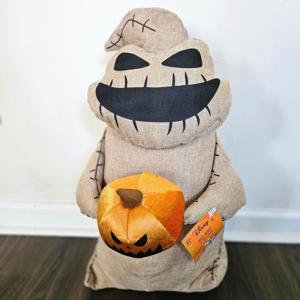 Nightmare Before Christmas OOGIE BOOGIE Halloween‎ Greeter Plush NWT 22in Disney